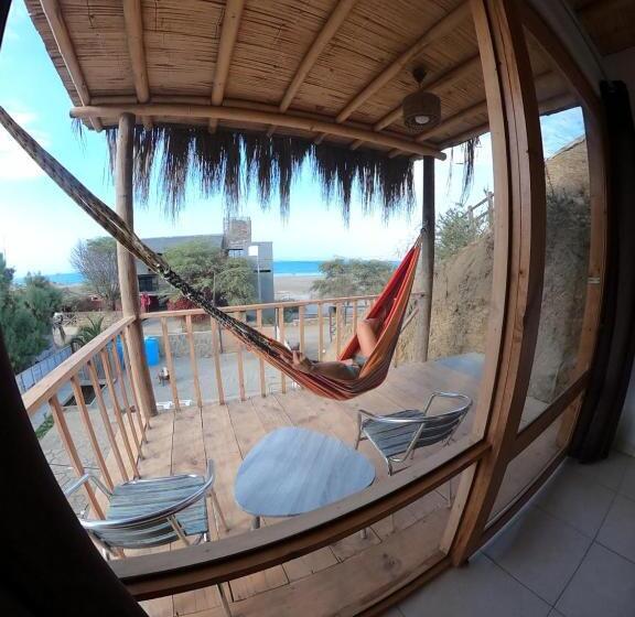 발코니가 있는 4인용 스탠다드 룸, Lobitos Eco Lodge