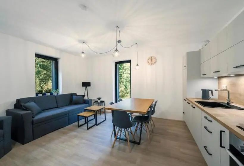 Huoneisto 1 Makuuhuone, Apartmány Mlýn Herlíkovice