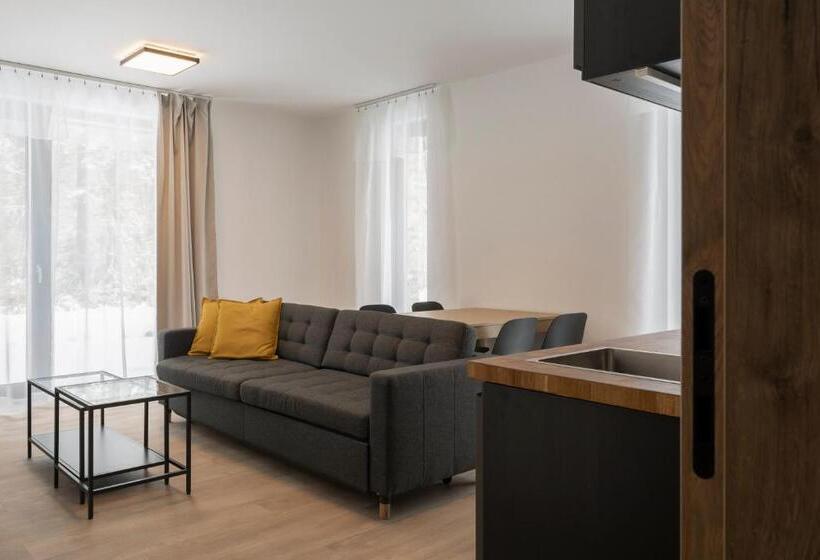 2ベッドルームアパートメント, Apartmány Mlýn Herlíkovice