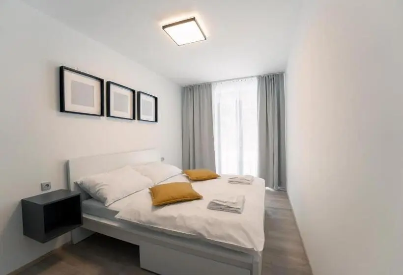 Huoneisto 1 Makuuhuone Näkymä, Apartmány Mlýn Herlíkovice