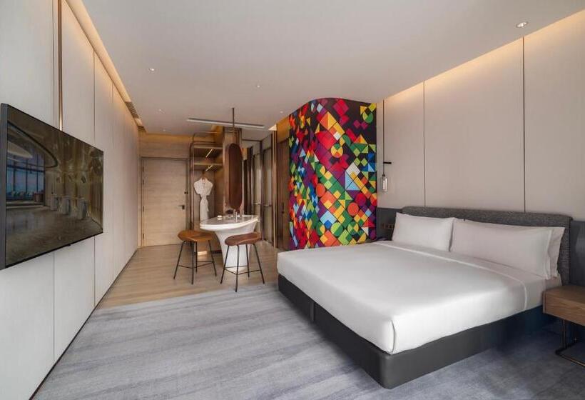 キングサイズベッドのデラックスルーム, Maqo Changsha