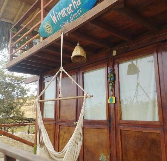 חדר סטנדרט לשלושה עם נוף לגינה, Surf Camp   Máncora