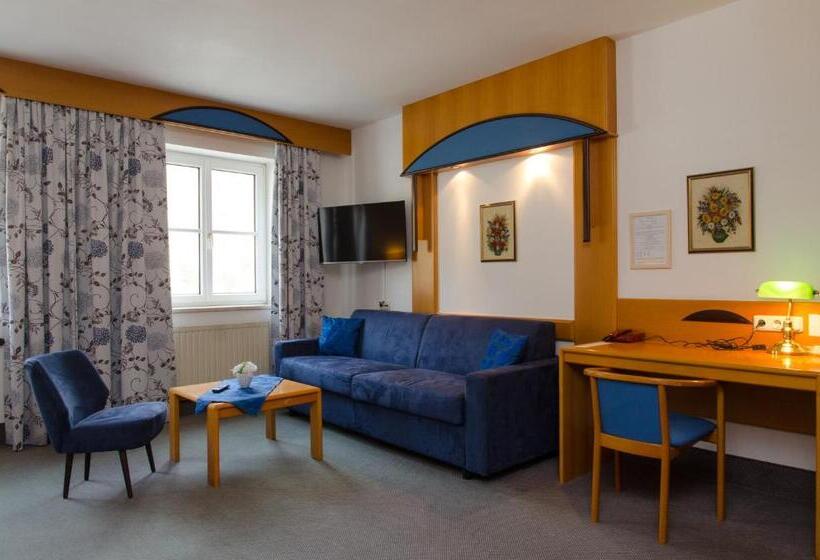 غرفة ديلوكس مطلة على النهر, Goldenes Schiff Hotel Mietparkplätze