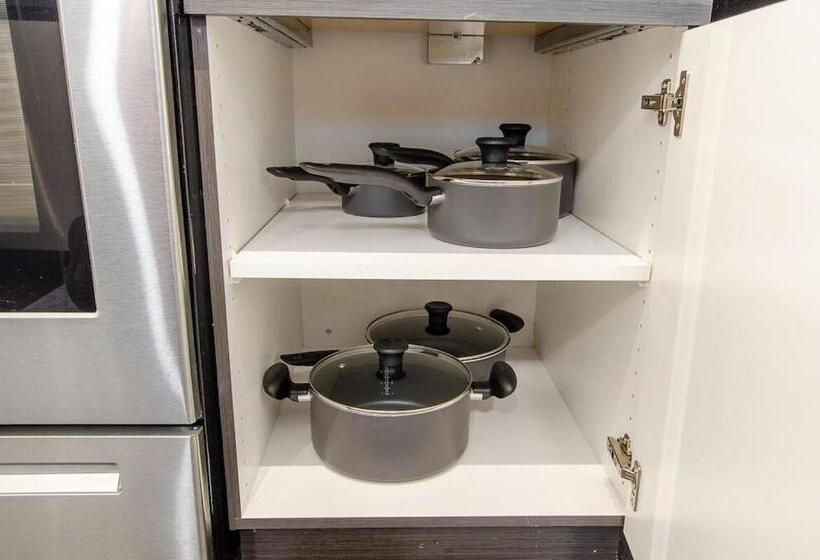 침실 1개 아파트, Balcony,gym,rooftop Grill,terrace, Kingbed, 4k Tv