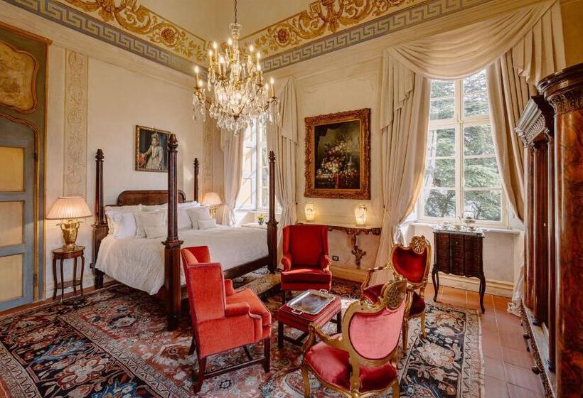 디럭스 룸 킹사이즈 침대, Castello Di Casalborgone