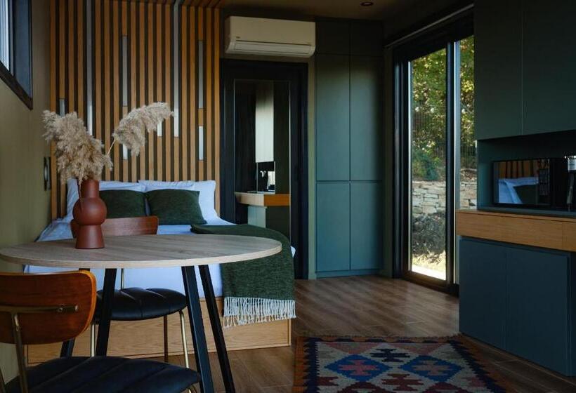 آپارتمان 1 خوابه با تراس, Horizons Bakurtsikhe