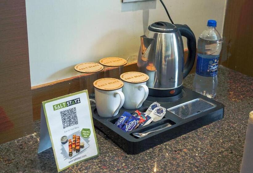 استودیو استاندارد با تخت کینگ, Saltstayz Executive Serviced Apartment   Unitech Cyber Park & Near Huda City Metro