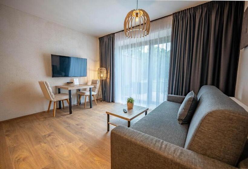 テラス付き1ベッドルームアパートメント, Residence Klažary U žumberka Terasové Apartmány