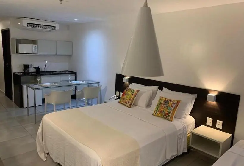 استودیوی استاندارد با چشم‌انداز دریا, Coral Ritz   Flat Beira Mar