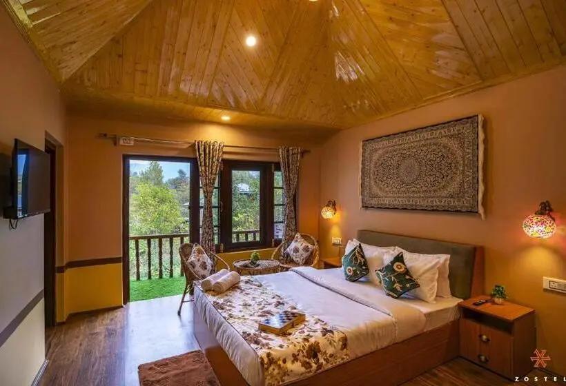 Habitació Estàndard amb Balconada, Zostel Pahalgam