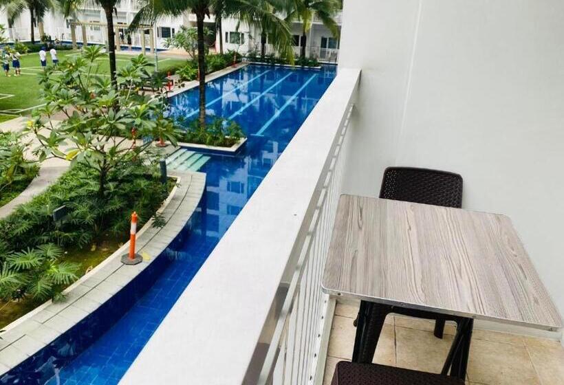 1 Sovrums Lägenhet med Balkong, Shore Residence D15 Shortwalk Mall Of Asia Near Airport