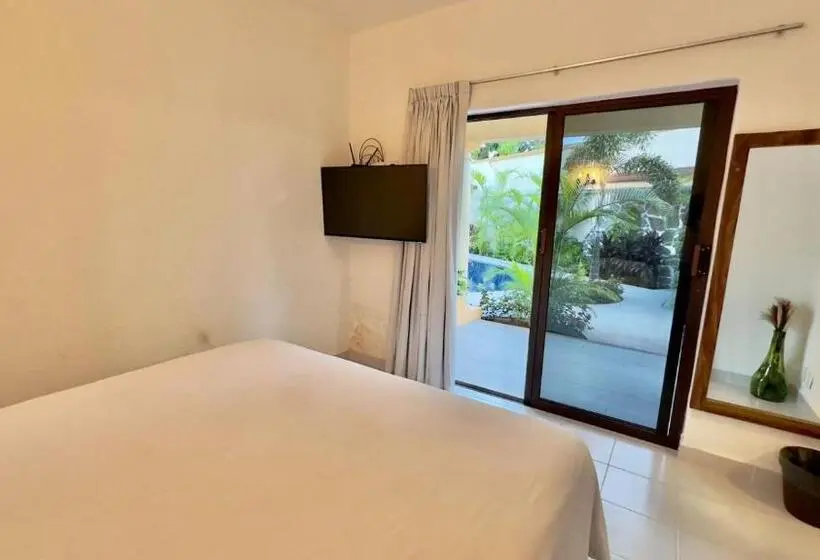 キングサイドベッドのスタンダードワンルーム, Casa Puerto Viejo
