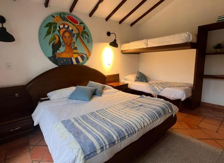 발코니가 있는 스위트, Ficus Villa De Leyva