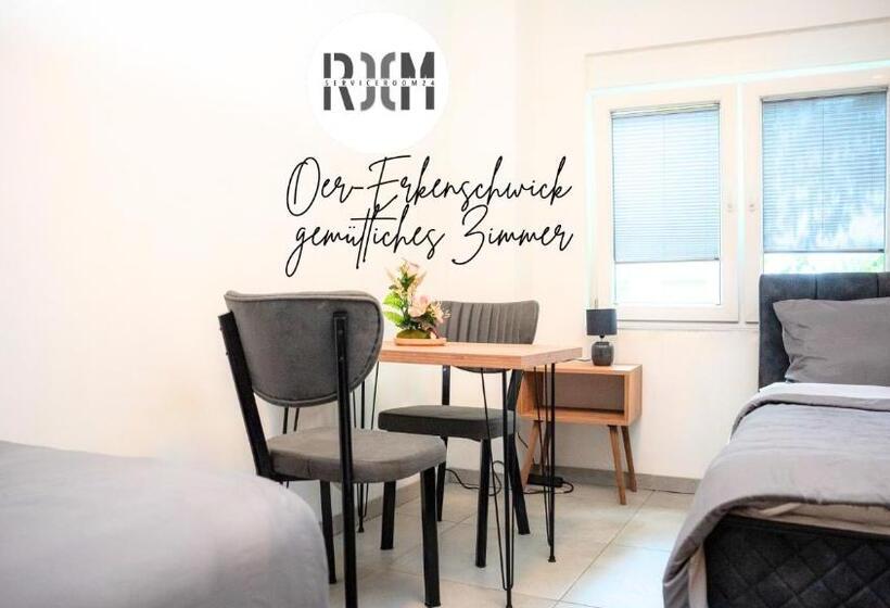 带共用浴室的标准房间, Sr24   Stilvolles Zimmer In Oer Erkenschwick