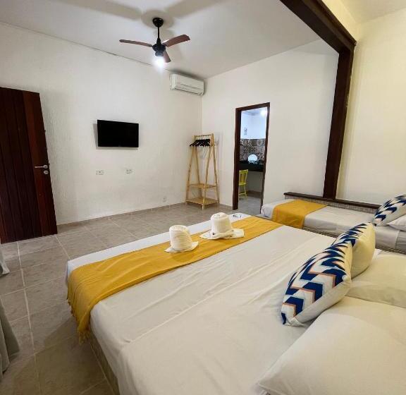 스탠다드 트리플 룸 풀장 전망, Pousada Fora Da Rotina