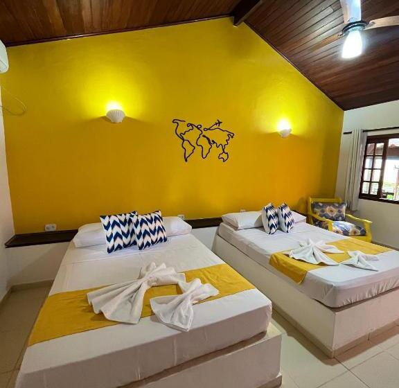 클래식 4인 룸, Pousada Fora Da Rotina