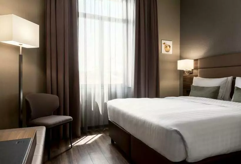 キングサイズベッドのスタンダードルーム, Ac Hotel By Marriott Mainz