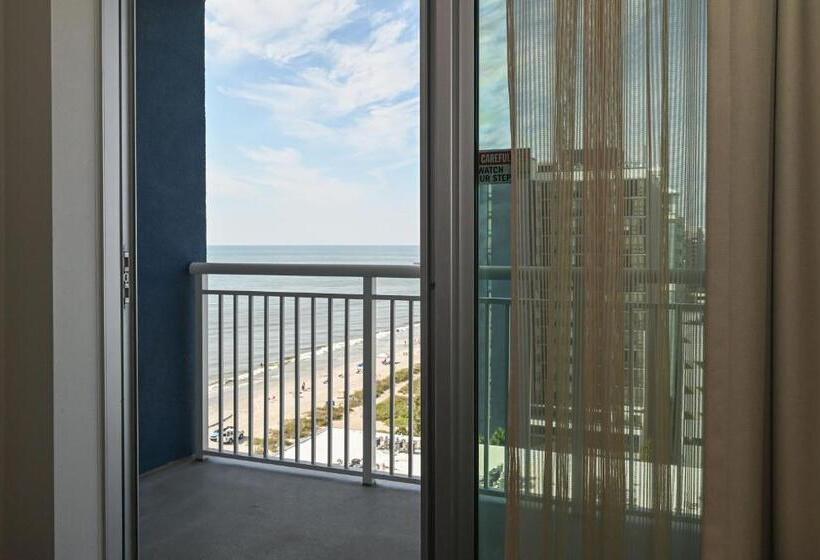 海景标准带阳台一室公寓, Residence Inn By Marriott Myrtle Beach Oceanfront