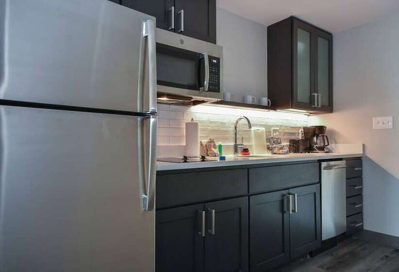 带双人床的标准工作室, Residence Inn By Marriott Myrtle Beach Oceanfront