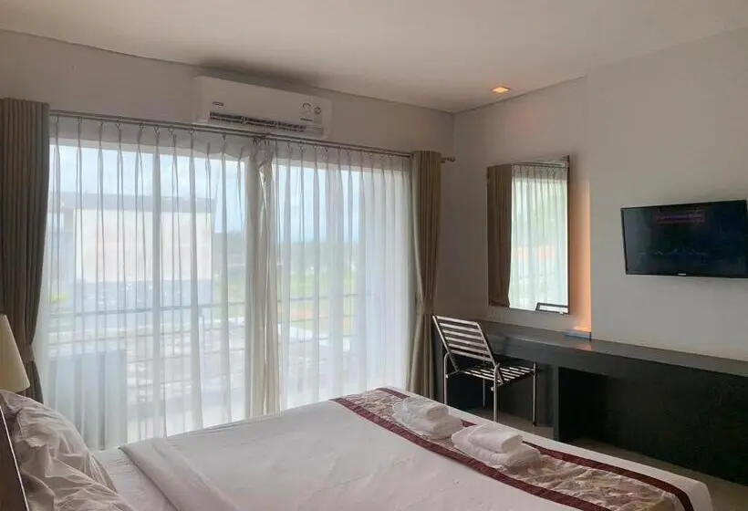 キングサイズベッドのスーペリアルーム, โรงแรม ดิ โอวาเล่ย์ [the O Valley Boutique Hotel]