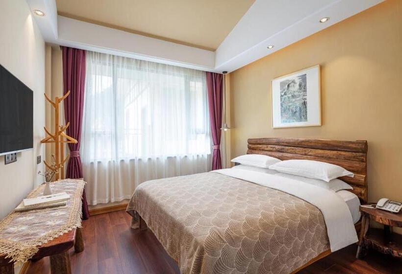 デラックスルーム, Guilin Village Creek Inn  Free Shuttle Bus To Train Railway Station Over 3 Nights One Way