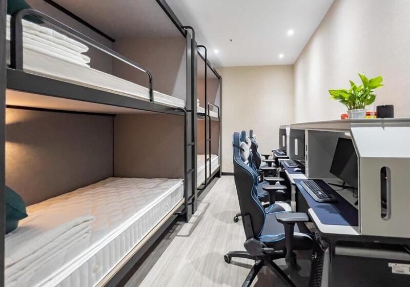 Номер Стандарт Трехместный, Thank Inn Plus Handan She County Longnan Road