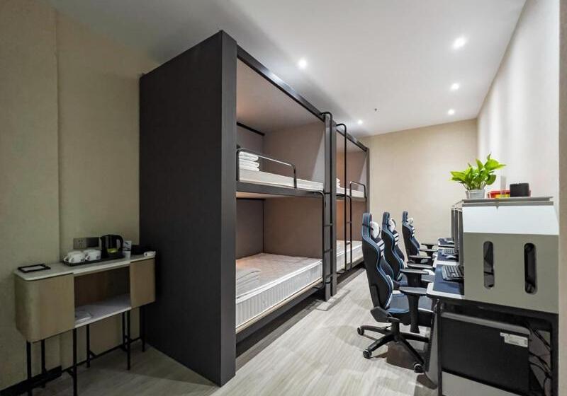 Номер Стандарт Трехместный, Thank Inn Plus Handan She County Longnan Road