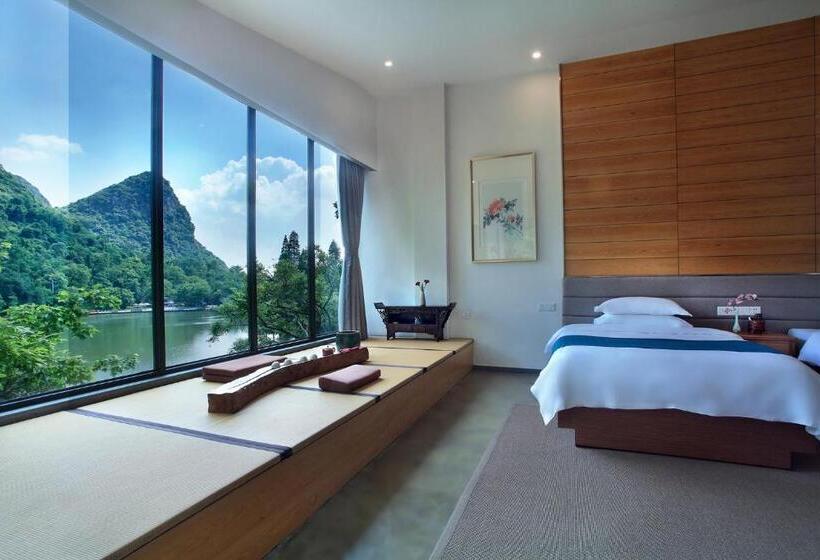 غرفة ديلوكس مطلة على البحيرة, Guilin Heshe Lakeside Resort