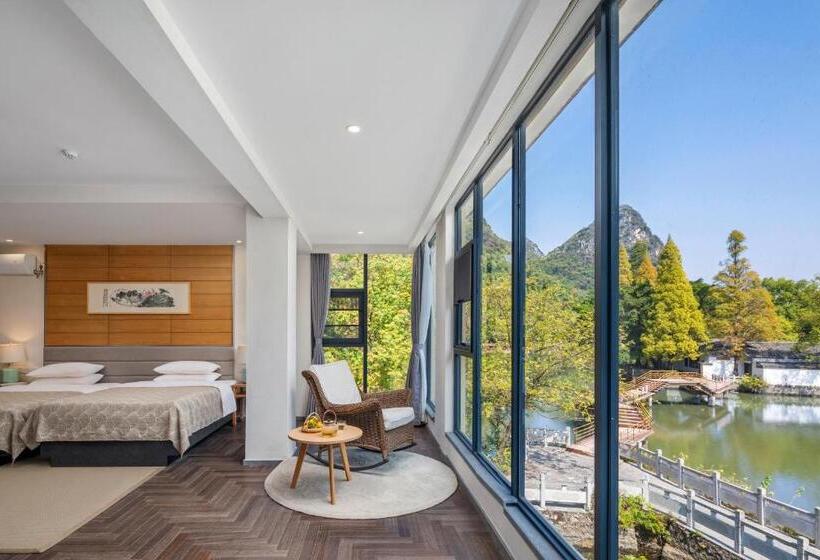 Номер Deluxe Вид на Озеро, Guilin Heshe Lakeside Resort