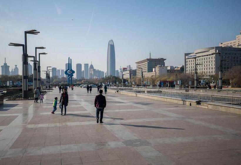 Apartament 1 Sypialnia, Jinan Lixia·quancheng Square·