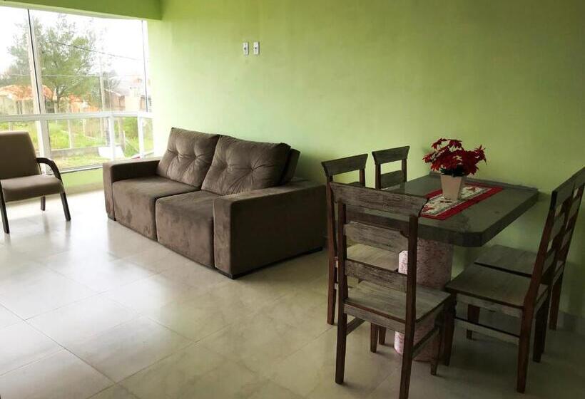 带1个卧室的豪华公寓, Residencial Veleiros Do Mar