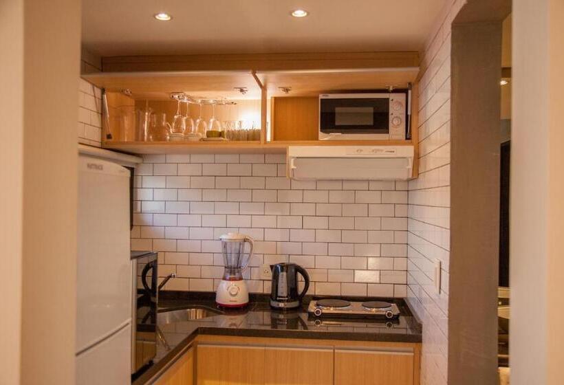 침실 1개 복층 룸, Lake Point Residencias