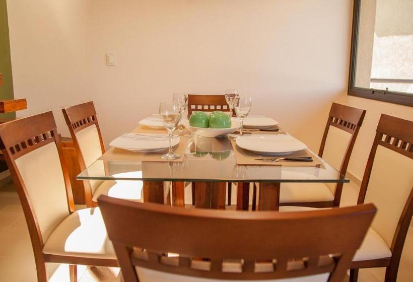 침실 1개 복층 룸, Lake Point Residencias