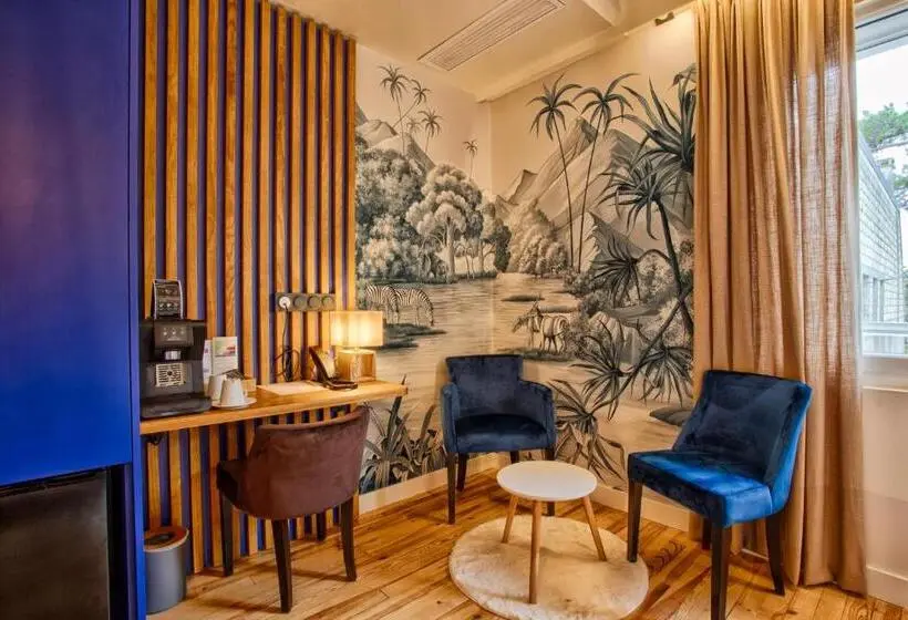 Standard-huone, Le Castel Cabourg Hôtel & Spa  Restaurant La Calypso