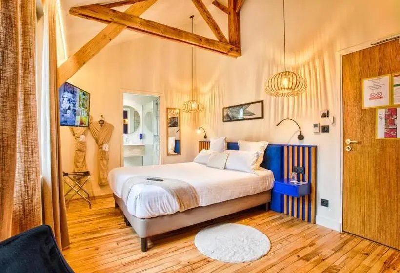 Deluxe-huone, Le Castel Cabourg Hôtel & Spa  Restaurant La Calypso