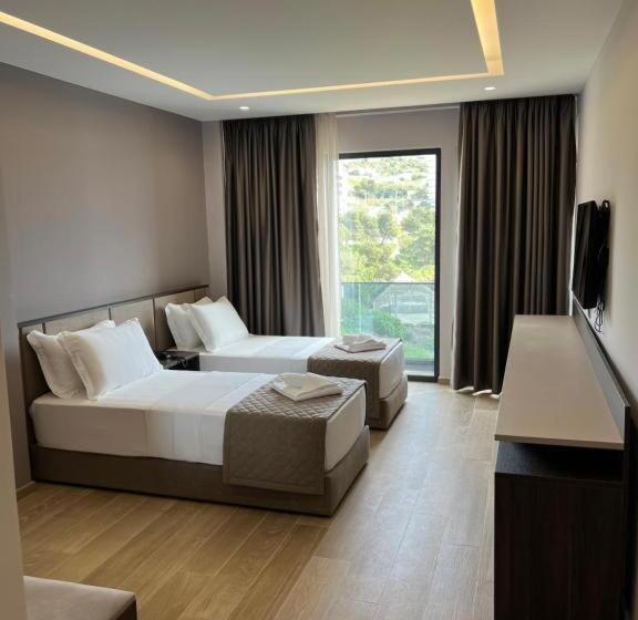 غرفة ديلوكس مطلّة علي البحر, Joelle Premium Hotel