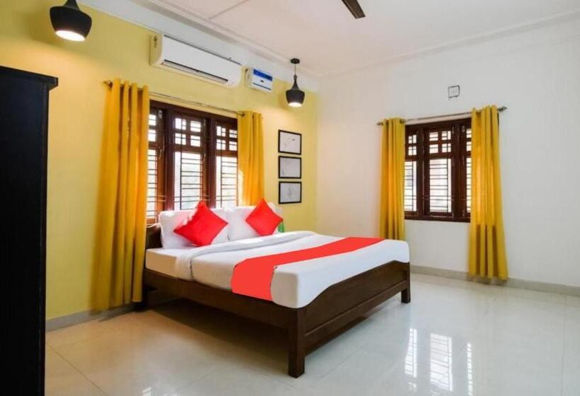 Pokój Standard Łóżko King Size, Mks Inn Near Care Hospital Bhubaneswar By Morservices