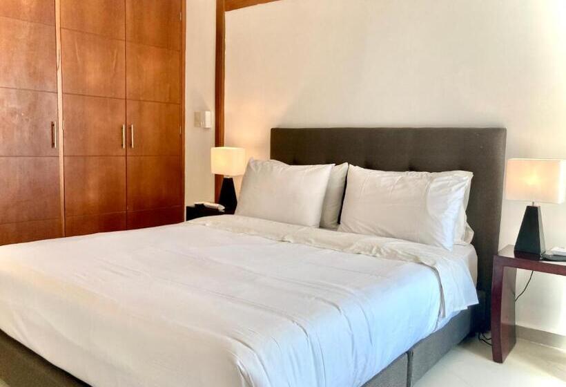 آپارتمان 1 خوابه با بالکن, Cozy 2br With Ocean View In Cartagena