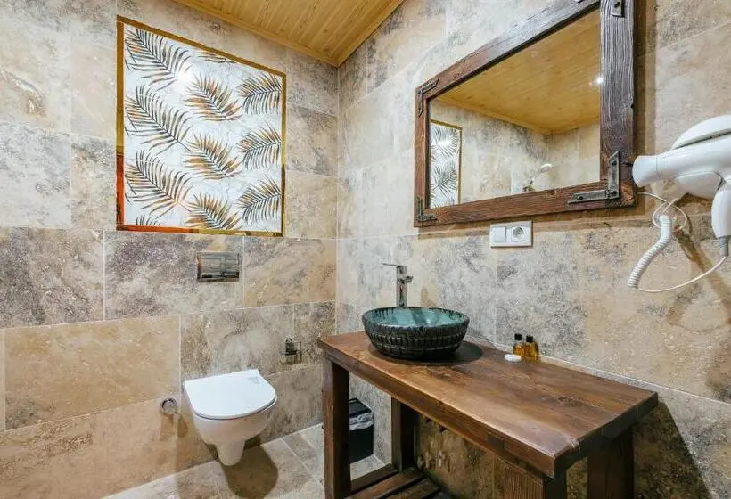 バルコニー付きデラックスルーム, Cappadocıa Tuğhan Stone House