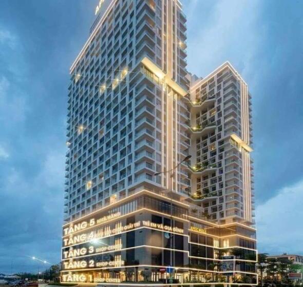 آپارتمان 1 خوابه با بالکن و چشم‌انداز دریا, Apec Mandala Phu Yen Condotel