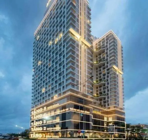 آپارتمان 1 خوابه با بالکن و چشمانداز دریا, Apec Mandala Phu Yen Condotel