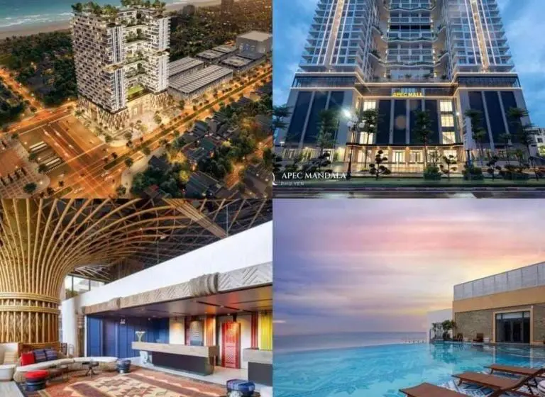 آپارتمان 1 خوابه با بالکن و چشمانداز دریا, Apec Mandala Phu Yen Condotel