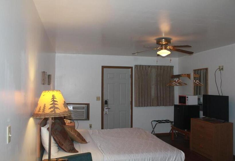 带大床的标准间, The Brookside Motel / Mt. Rushmore