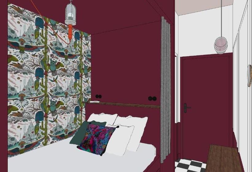 单人基本间, Labe Hôtel Tours Centre Gare