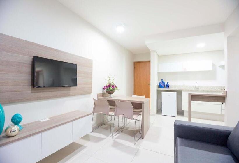 Апартаменты 1 Спальня с Балконом, Atrium Thermas Residence