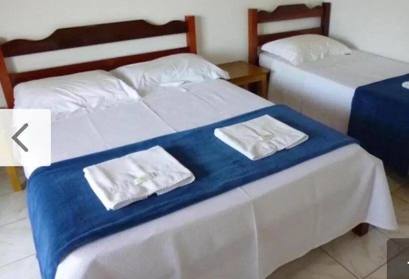 اتاق استاندارد سه تخته با بالکن, Pousada Ubatuba Itaguá