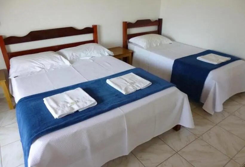اتاق استاندارد سه تخته با بالکن, Pousada Ubatuba Itaguá