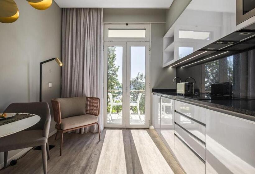 디럭스 룸 바다 전망, King David Suites By Madeira Sun Travel