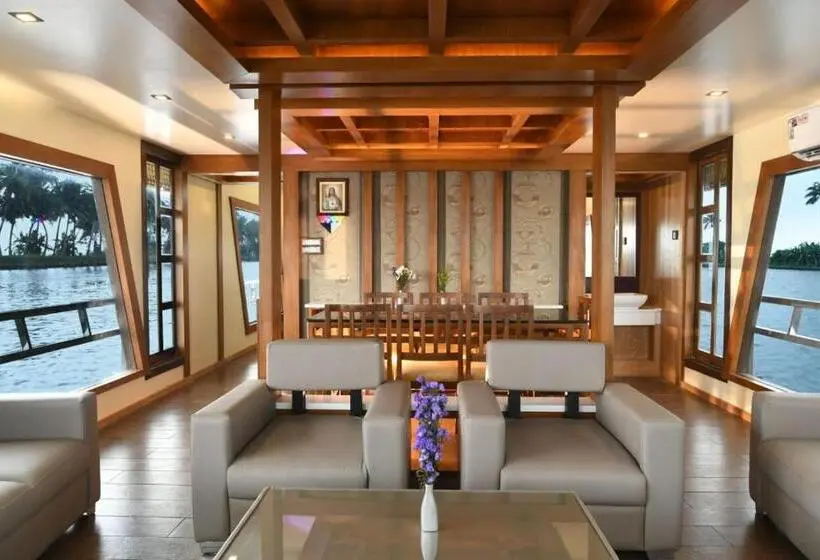 Superior-huone King-vuode, Double Decker Houseboat