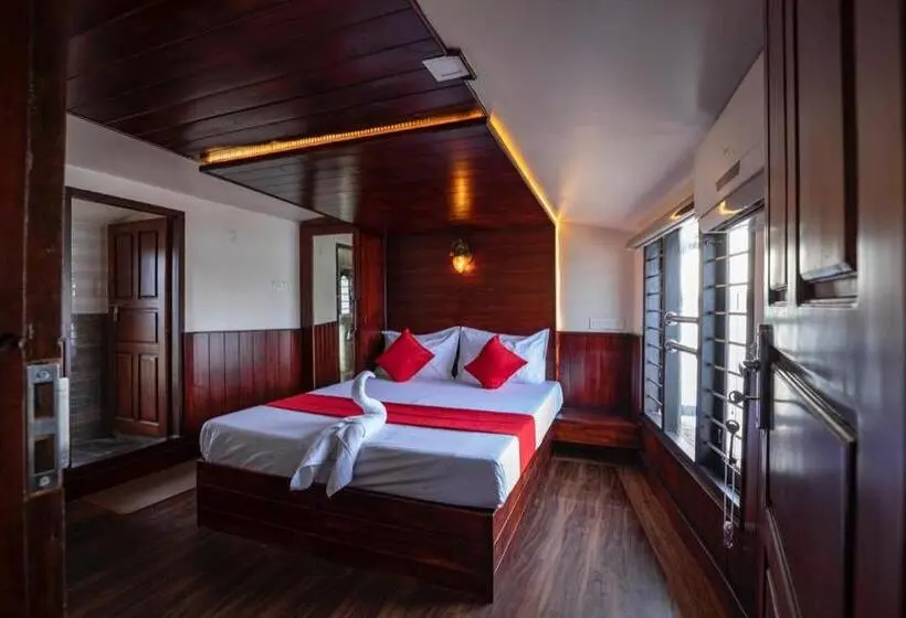 Superior-huone King-vuode, Double Decker Houseboat